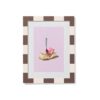 HEMA Fotolijst 15x20cm hout strepen (donkerbruin) | HEMA