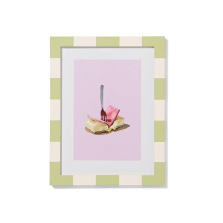HEMA Fotolijst 15x20cm hout strepen (groen) | HEMA