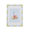 HEMA Fotolijst 21x29.7cm hout strepen (blauw) | HEMA