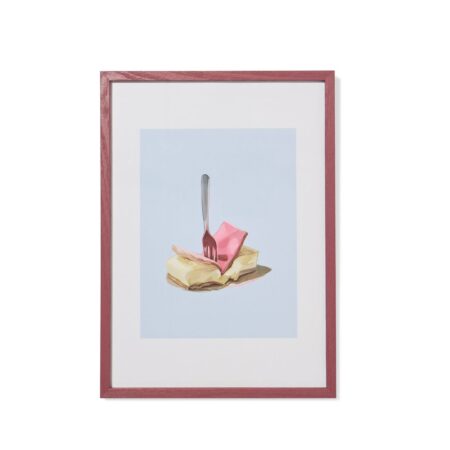 HEMA Fotolijst 22.5x31cm hout dun (bordeauxrood) | HEMA