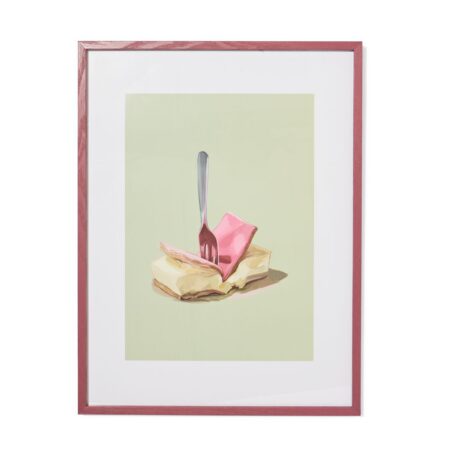 HEMA Fotolijst 30x40cm hout dun (bordeauxrood) | HEMA