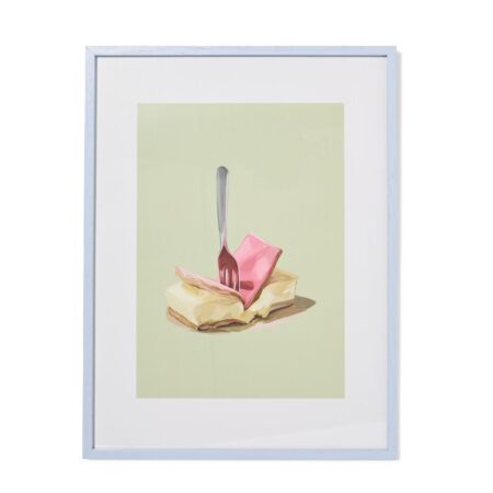 HEMA Fotolijst 30x40cm hout dun (lichtblauw) | HEMA