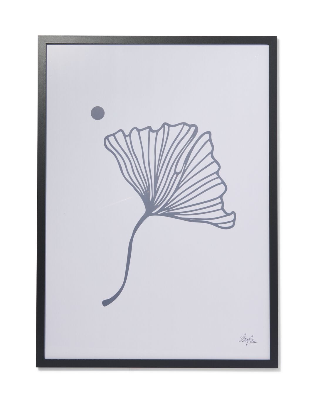 HEMA Fotolijst 50x70cm zwart hout (zwart) | HEMA