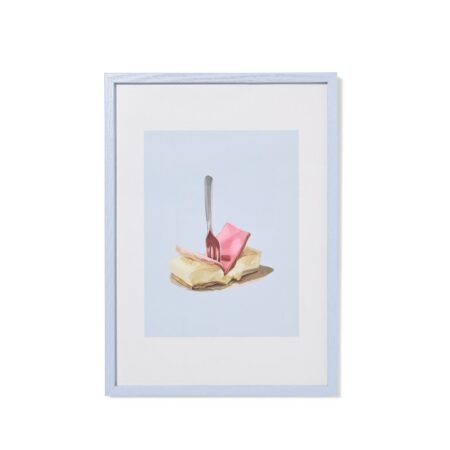 Fotolijst A4 21x29.7cm hout dun (lichtblauw)