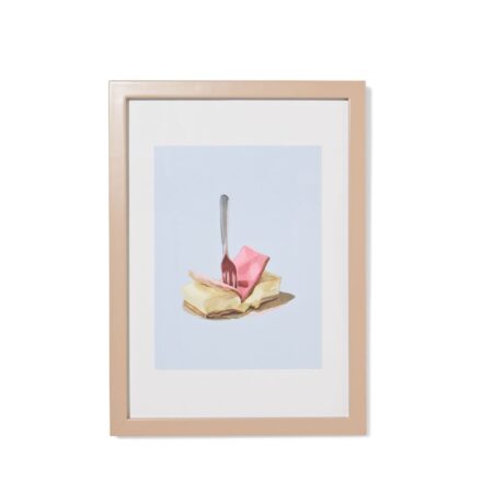 HEMA Fotolijst A4 31.5x23x1cm hout (taupe) | HEMA