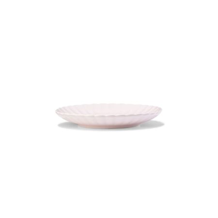 HEMA Gebaksbordje Ø14cm Trend aardewerk roze bloem (roze) | HEMA