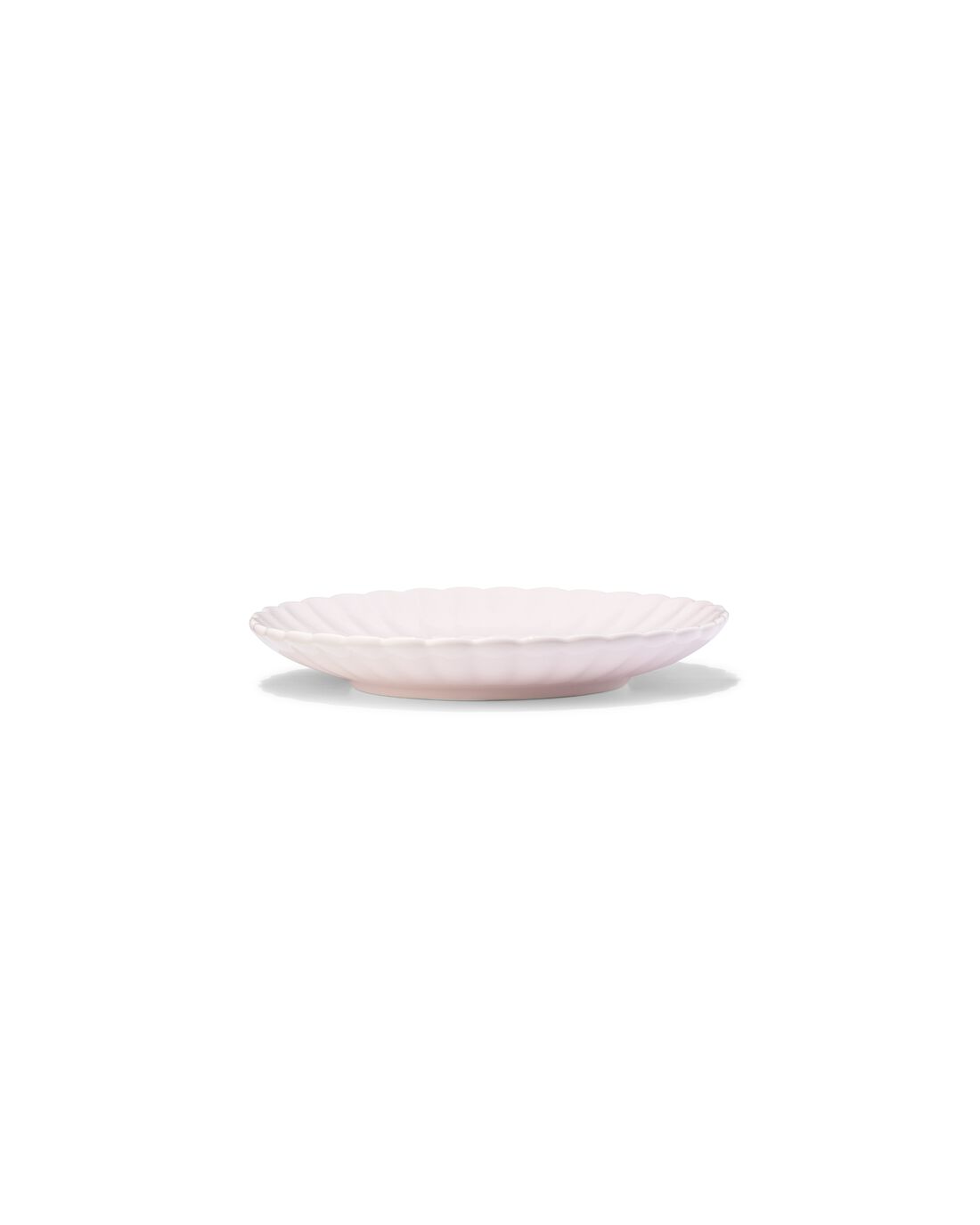 HEMA Gebaksbordje Ø14cm Trend aardewerk roze bloem (roze) | HEMA