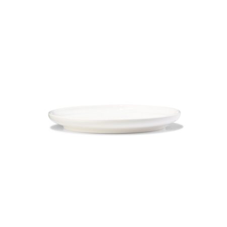 HEMA Gebaksbordje Ø16.5cm Knap new bone china wit (wit) | HEMA
