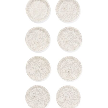 HEMA Gebaksbordje botanisch 8 stuks | HEMA