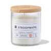 Geurkaars in glas stroopwafel
