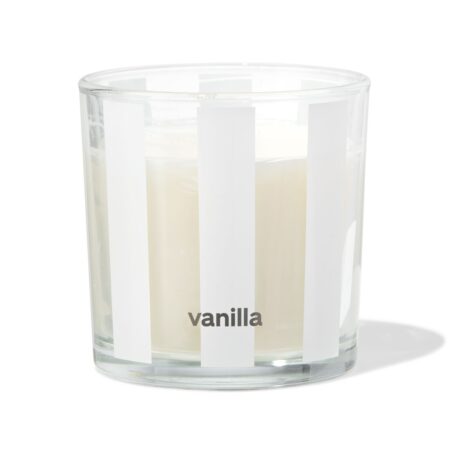 HEMA Geurkaars in glas ⌀10x10cm vanille (ivoor) | HEMA
