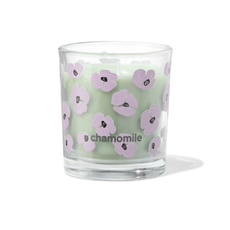 HEMA Geurkaars in glas ⌀7x8cm kamille (lichtgroen) | HEMA