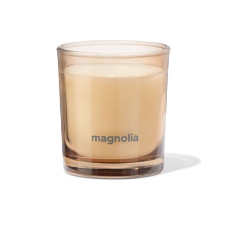 HEMA Geurkaars in glas ⌀7x8cm magnolia (bruin) | HEMA