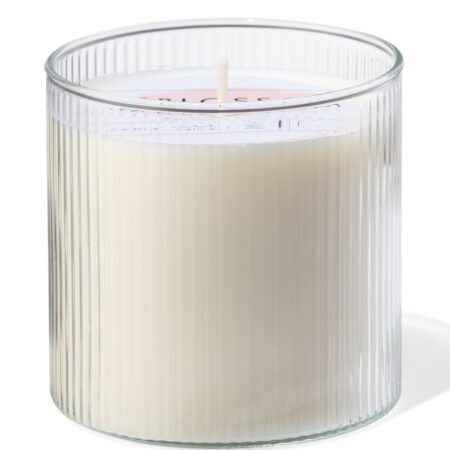 HEMA Geurkaars in ribbelglas Ø10x10 blossom | HEMA