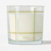 Geurkaars ⌀10x10cm glas ruiten vanille (ivoor)