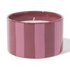 Geurkaars ⌀11x7cm keramiek lavendel-roos (donkerrood)