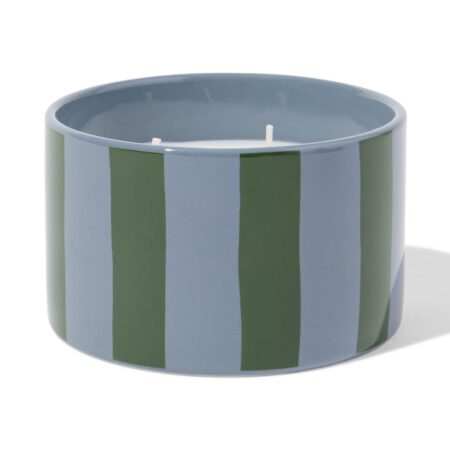HEMA Geurkaars ⌀11x7cm keramiek sinaasappel-cederhout (groen) | HEMA