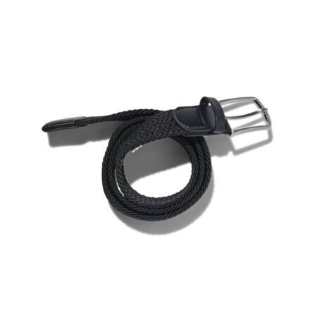 HEMA Gevlochten elastische heren riem 3.5cm zwart | HEMA