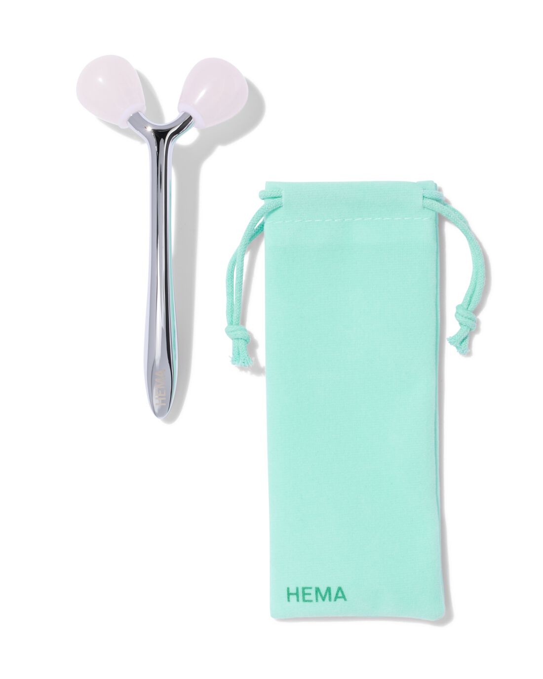 Gezichtsmassage roller met bewaarzakje