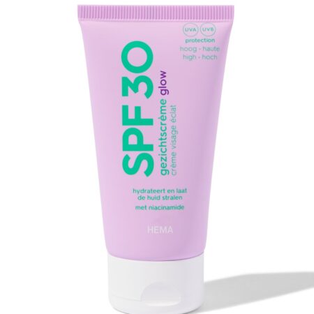 HEMA Gezichtszonnebrandcrème glow SPF30 50ml | HEMA