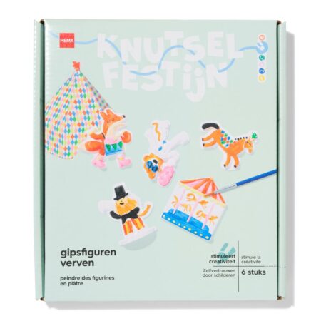 HEMA Gipsfiguren verven circus - 5 stuks | HEMA
