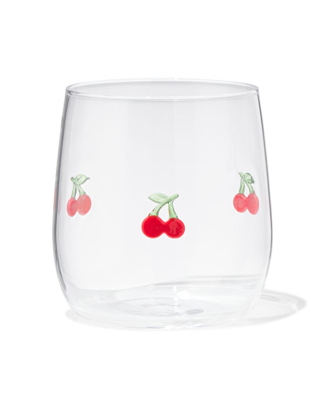Glas 360ml kersjes - 2 stuks
