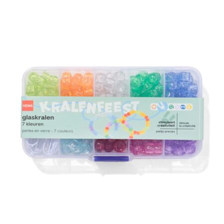 HEMA Glaskralen 7 kleuren | HEMA