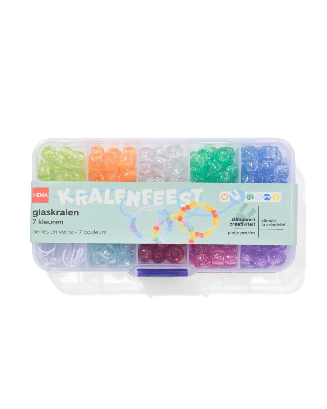 HEMA Glaskralen 7 kleuren | HEMA