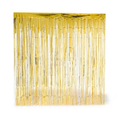 HEMA Glittergordijn 200x200cm goud (goud) | HEMA