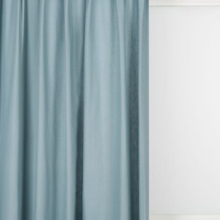 HEMA Gordijnstof Amsterdam verduisterend aqua (aqua) | HEMA
