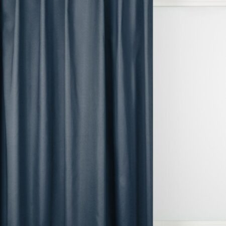 HEMA Gordijnstof Amsterdam verduisterend donkerblauw (donkerblauw) | HEMA
