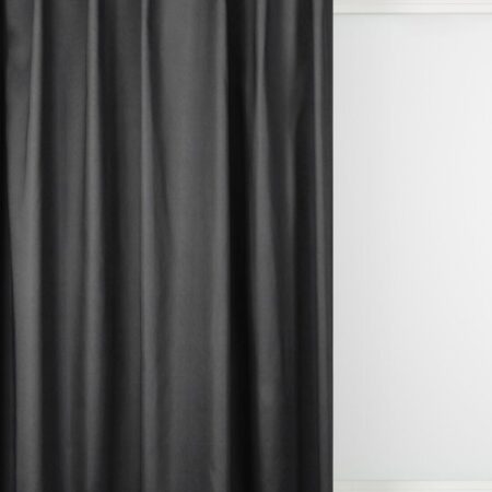 HEMA Gordijnstof Amsterdam verduisterend zwart (zwart) | HEMA