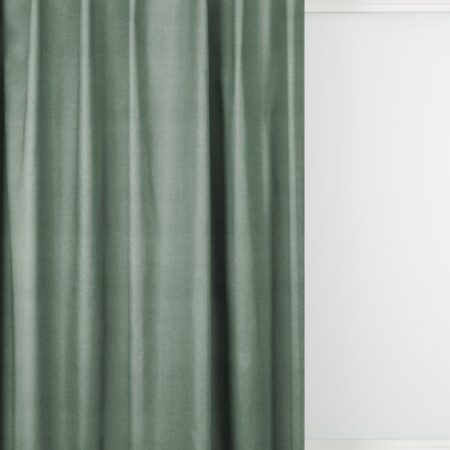 HEMA Gordijnstof velours lichtgroen (lichtgroen) | HEMA