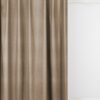 HEMA Gordijnstof velours taupe (taupe) | HEMA