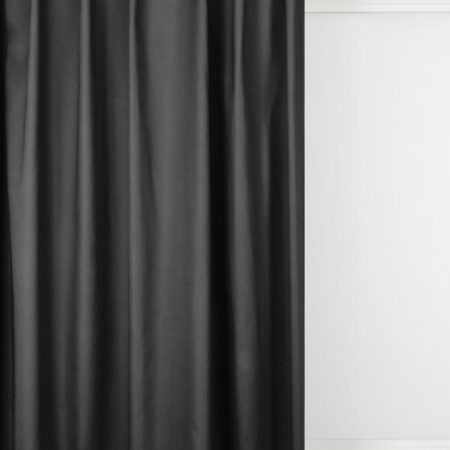 HEMA Gordijnstof velours zwart (zwart) | HEMA