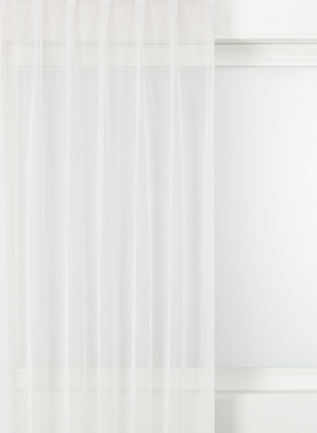 HEMA Gordijnstof voile Emmen ivoor (ivoor) | HEMA