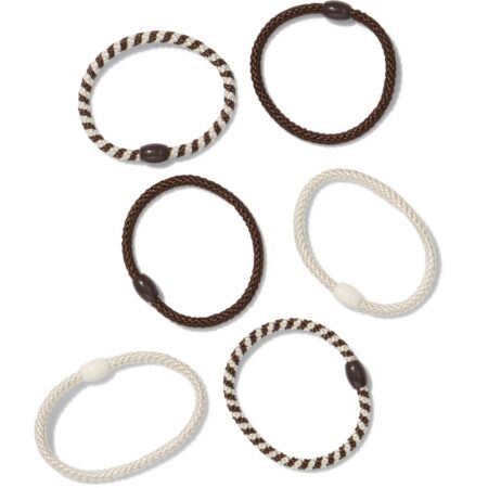 HEMA Haarelastieken dun versierd - 6 stuks | HEMA