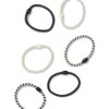 HEMA Haarelastieken dun zwart - 6 stuks | HEMA