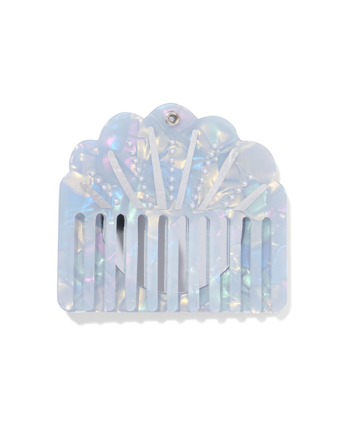 HEMA Haarkam met spiegel 8x7.3cm schelp | HEMA