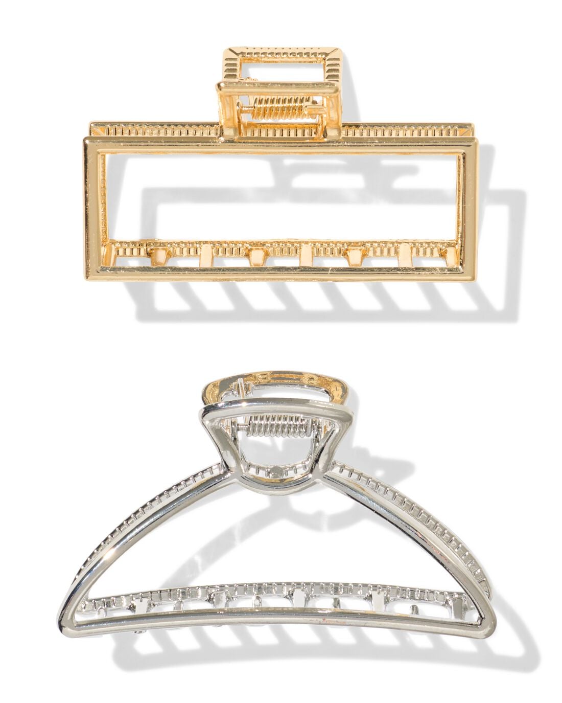 Haarklem 8cm goud - 2 stuks