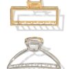 HEMA Haarklem 8cm goud - 2 stuks | HEMA