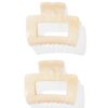 HEMA Haarklemmen 5 cm - 2 stuks marmer | HEMA