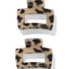 HEMA Haarklemmen 5 cm - 2 stuks tortoise | HEMA