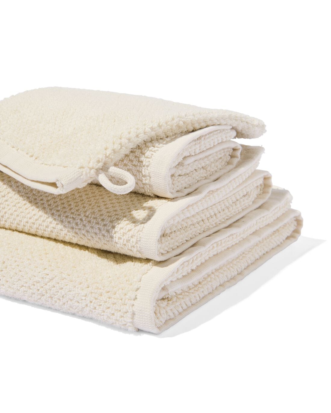 HEMA Handdoek 2e kans recycled katoen ecru (ecru) | HEMA