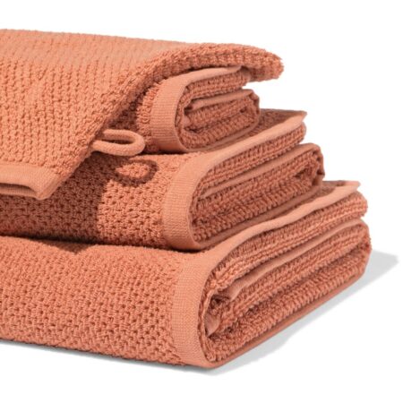 HEMA Handdoek 2e kans recycled katoen terra (terra) | HEMA