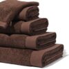 HEMA Handdoeken - hotel extra zacht donkerbruin (donkerbruin) | HEMA