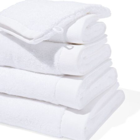 HEMA Handdoeken - hotel extra zacht wit (wit) | HEMA