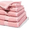 HEMA Handdoeken - zware kwaliteit lichtroze (lichtroze) | HEMA