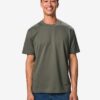 HEMA Heren T-shirt Elias structuur donkergrijs (donkergrijs) | HEMA