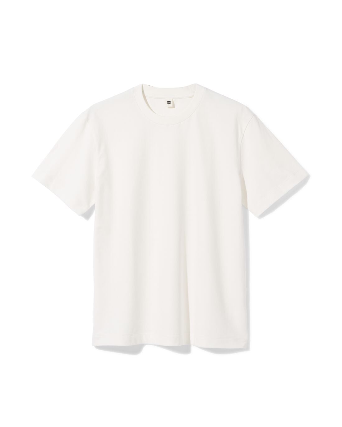 HEMA Heren T-shirt Elias structuur gebroken wit (gebroken wit) | HEMA